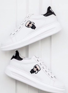 代工厂货源原厚底小白鞋真皮拼色低帮运动休闲鞋轻便女单鞋老爹鞋