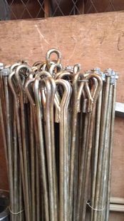 拉线地锚 地锚拉杆 地锚棒16*1500 1800 2100mm 1.5米1.8米2.1米