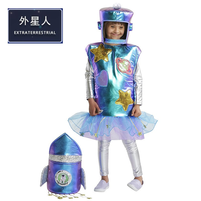 太空火箭航天员宇航员表演服