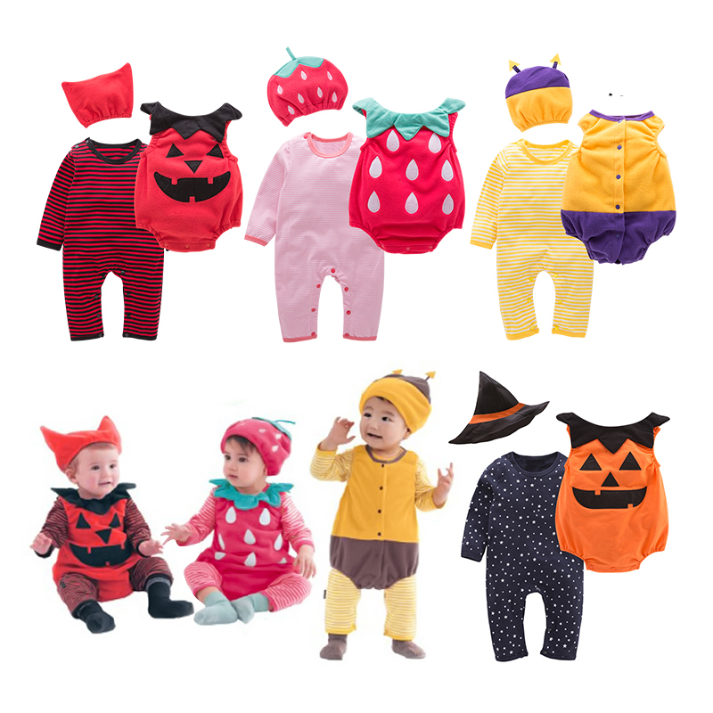 万圣节儿童服装南瓜蜜蜂小恶魔