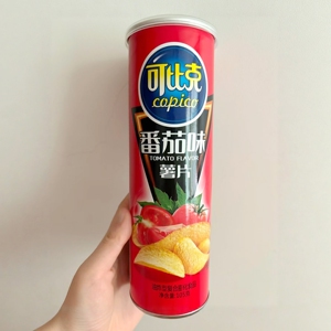 番茄烧烤薯片休闲办公解馋零食
