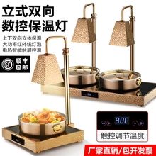 双头智能可调温食物保温灯自助餐保温灯自助餐炉电加热食品加热灯