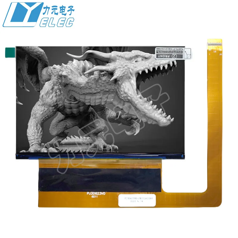 3D打印机6 6.寸Anybic photon mono4K黑白LCD液晶屏PJ3D6V0
