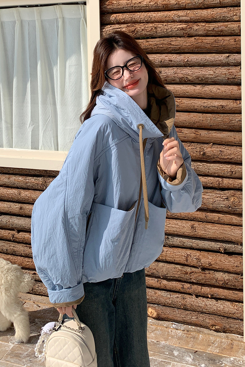 现货2497kp325k478短款休闲羽绒服2025冬季新款休闲百搭韩系外套,女装羽绒服,丽人依阁