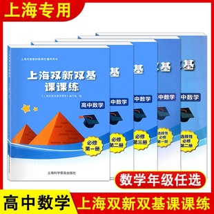 上海双新双基课课练 高中数学 必修1必修2必修3 第一二三册 选择性必修 上海市新教材新课改配套 高一高二三年级数学辅导用书