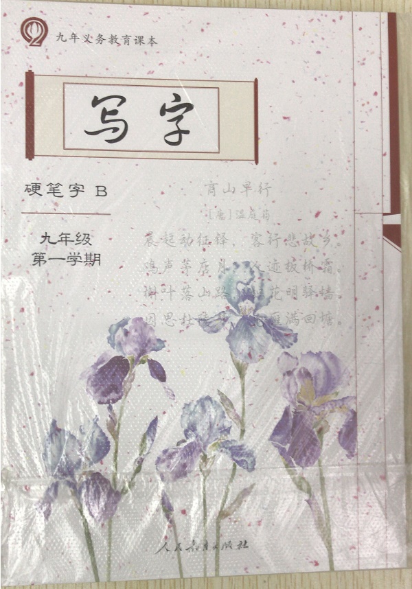 写字(硬笔字A、硬笔字B、毛笔字)九年级第一学期