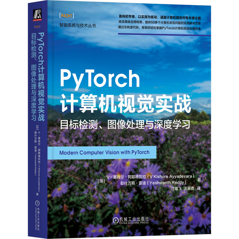 PyTorch计算机视觉实战:目标检测,图像处理与深度学习