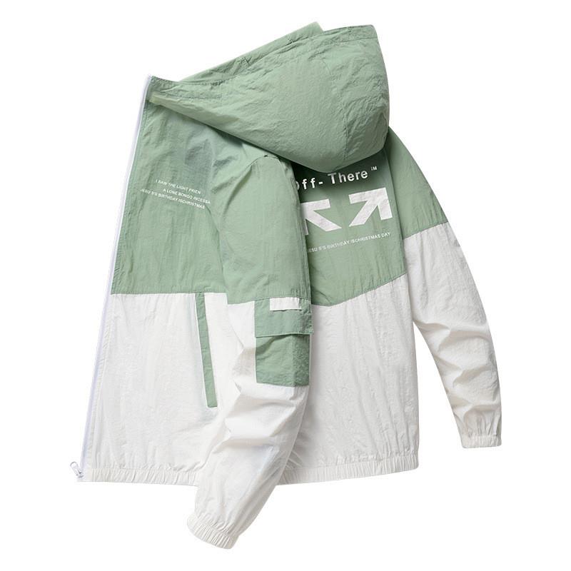 防晒衣男女夏季薄款冰丝透气外套骑行服情侣夹克中性风运动皮肤衣