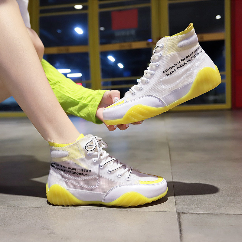 2021夏季仙女果冻底少女鞋防滑涂鸦袜子鞋运动鞋子女ins潮流百搭在类目 女鞋, 高帮鞋中 - 来自Buy2taobao.com提供专业的淘宝代购服务