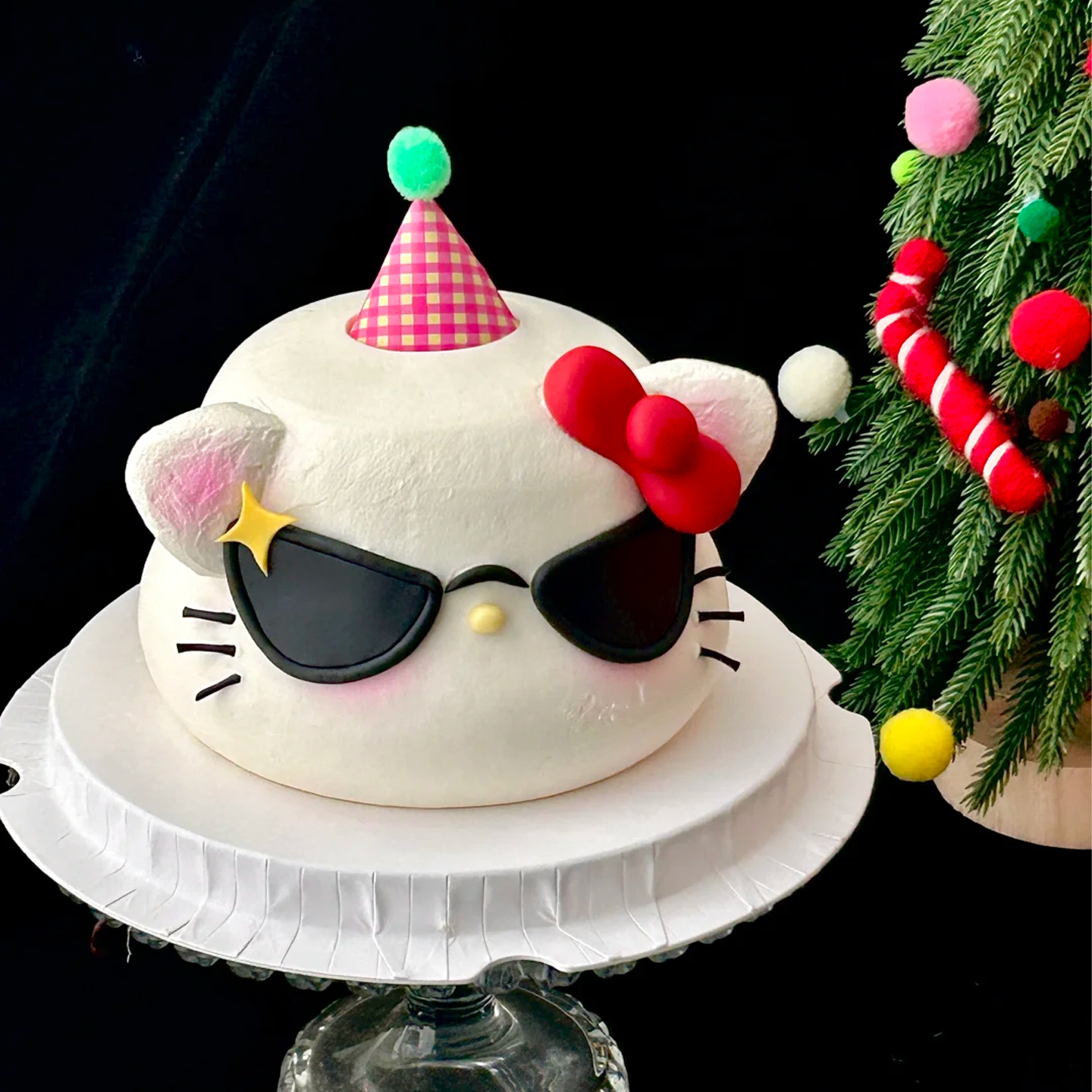 酷狗眼镜翻糖刻字切模小狗墨镜