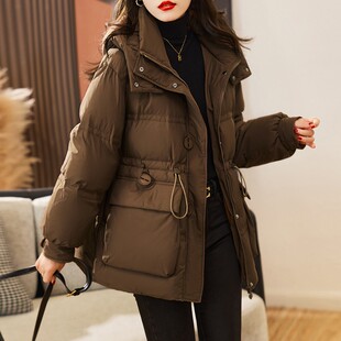 短款羽绒服女2025年冬季女款新款时尚防风棉服轻薄保暖小个子外套