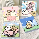 动漫大全数字油画diy填色手绘油彩填充卡通儿童动漫学生涂鸦挂画