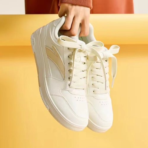 安踏小街顽|板鞋女2024新款春秋防滑耐磨户外潮流厚底运动休闲鞋