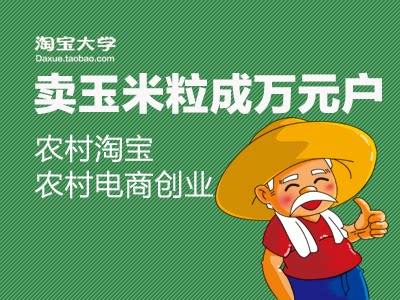 卖玉米粒 卖成万元户 农村淘宝电商