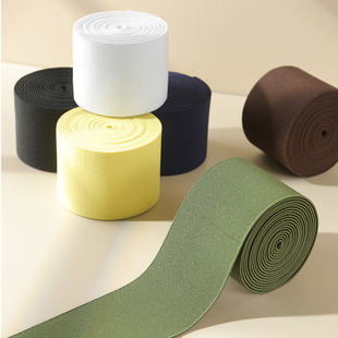 4CM宽裙子松紧辅料裤腰带弹力橡皮筋运动裤子女腰头高弹力橡筋扁