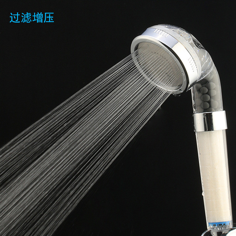 大号单功能棉过滤单功能增压可拆洗手持淋浴喷头透明花洒