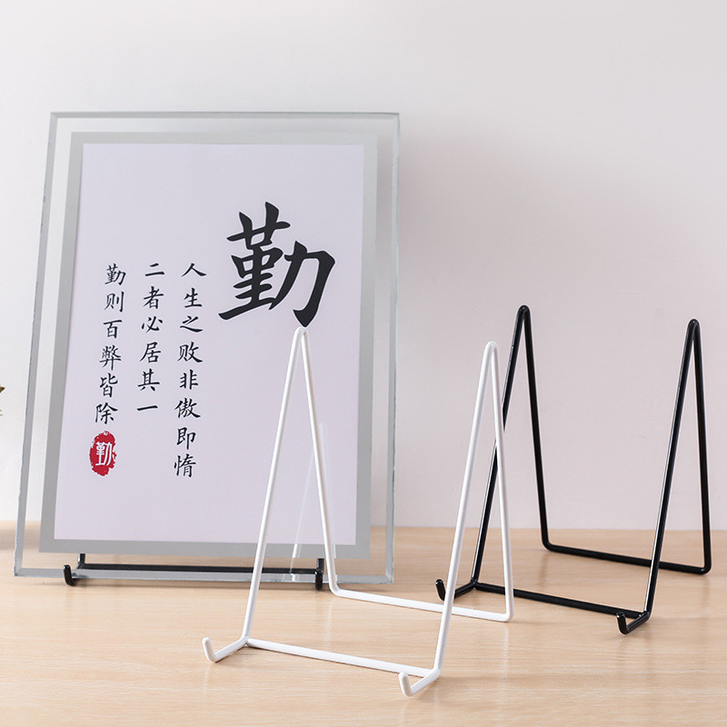 简约相框支架托奖牌画框展示摆台架创意相册照片平板落地架