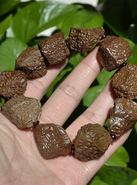 新疆异形大珠子原生态男士手链