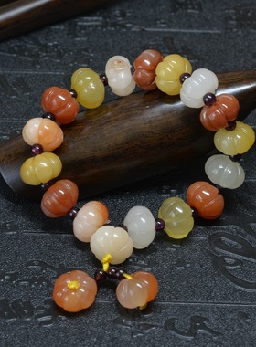 25#正品天然新疆手链手钏戈壁玉