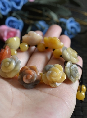 天然新疆手钏彩玉