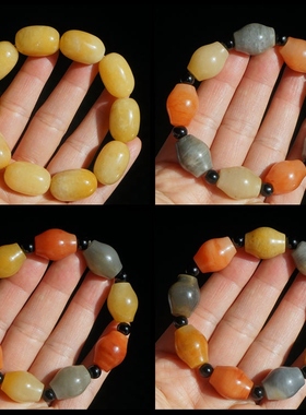 天然新疆花瓶手钏彩玉