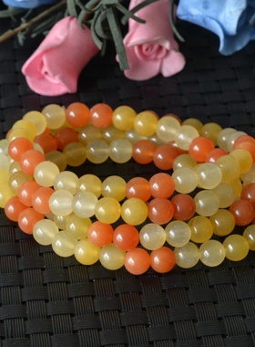 新疆天然戈壁玉多圈手钏