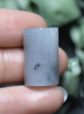 直径13MM新疆和田玉籽料23#青花勒子珠腰珠桶珠项链挂坠