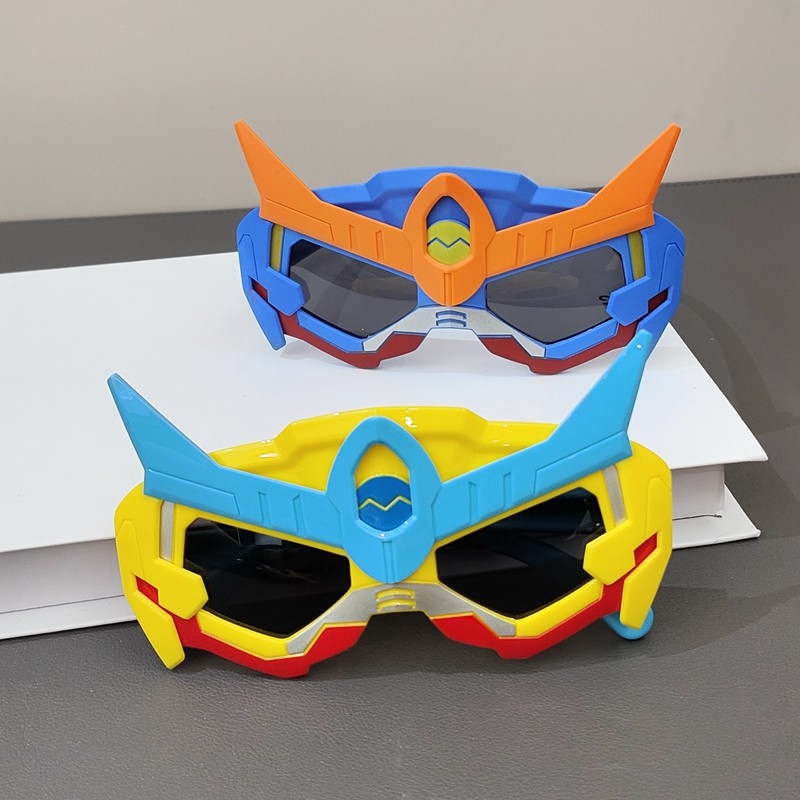 儿童偏光太阳镜男宝宝硅胶个性炫酷钢铁侠遮阳墨镜出游防晒眼镜潮