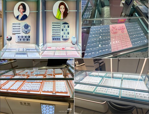 首饰展示架挂墙面壁橱陈列道具耳钉耳环项链吊坠托盘珠宝银饰道具