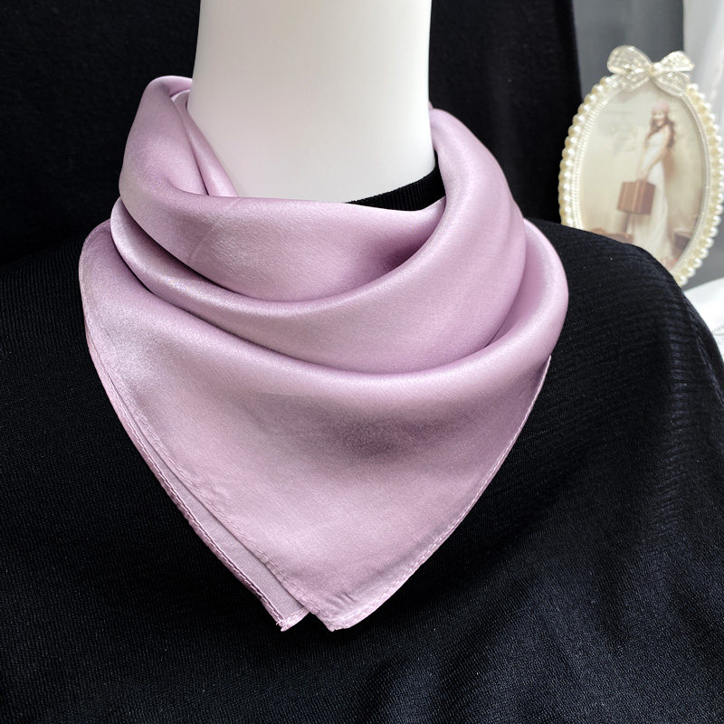 春秋纯色缎面53cm真丝小方巾女夏季百搭紫色桑蚕丝丝巾小领巾围巾,服饰配件/皮带/帽子/围巾,围巾/丝巾/披肩,淘宝优惠券,粉丝福利购,淘宝优惠卷