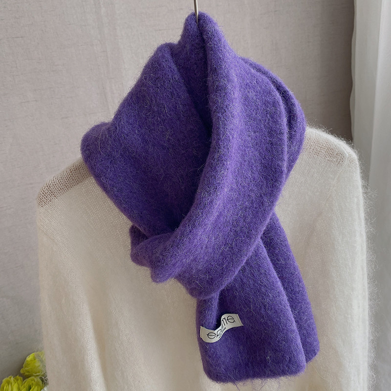 紫色浪漫优雅气质轻暖触感羊毛混纺围巾 神秘高贵秋冬女针织围脖,服饰配件/皮带/帽子/围巾,围巾/丝巾/披肩,淘宝优惠券,粉丝福利购,淘宝优惠卷