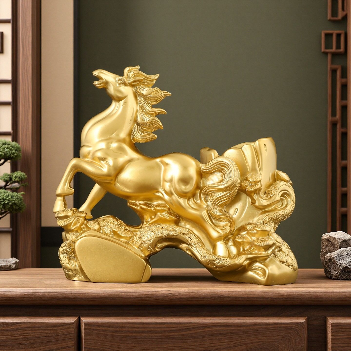 工厂直销马到成功笔筒摆件书桌装饰品老板办公室创意办公桌工艺品,家居饰品,桌面摆件,淘宝优惠券,粉丝福利购,淘宝优惠卷