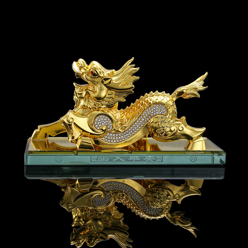 合金麒麟汽车摆件创意香水座招财貔貅车内装饰品男车载摆件批发