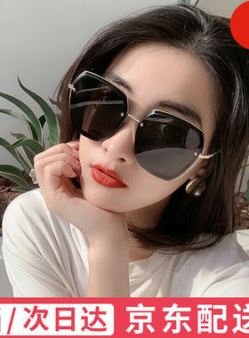 GARRAS太阳镜女男防紫外线偏光开车小脸防滑gm墨镜女时尚遮阳大框