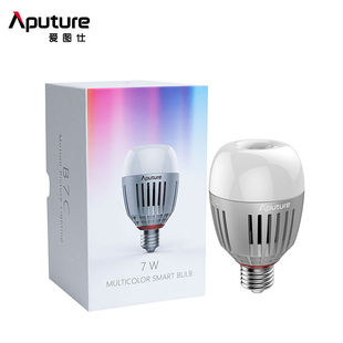 爱图仕（Aputure）B7c摄影补光灯泡直播拍摄氛围led灯全彩智能家