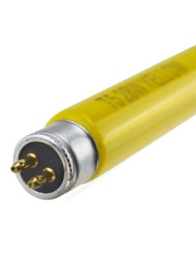 T528W防紫外线UV灯管无尘车间专用黄光灯管PCB厂用黄灯管1200cm28