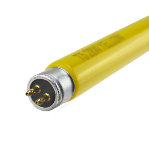 T528W防紫外线UV灯管无尘车间专用黄光灯管PCB厂用黄灯管1200cm28