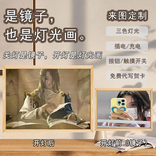重返1999cos服灯光画重返未来周边摆件灯光画送男生日礼物新款jz-