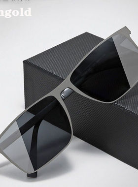 sungoldSungold墨镜男偏光太阳镜司机开车驾驶遮阳防眩光金属尼龙