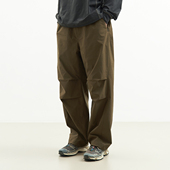 吃茶去chichaqu秋冬宽松户外休闲工装 轻量男女百搭 伞兵裤