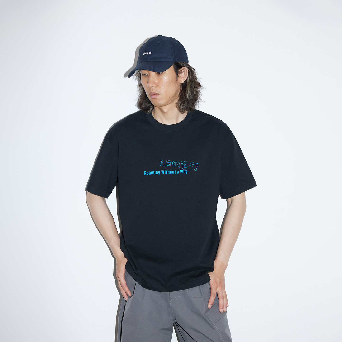 chichaqu全棉圆领宽松短袖T恤图片