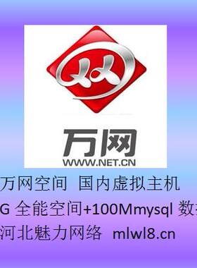 万网空间1G阿里云空间虚拟主机