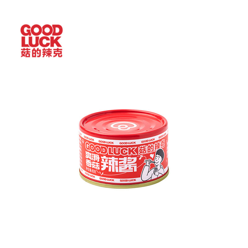 菇的辣克 罐装爽滑香菇10罐 爽滑香菇辣酱夹馍拌面酱辣椒酱拌饭酱