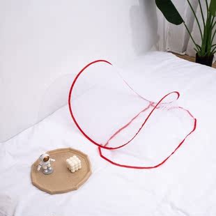 头部蚊帐头罩睡觉用迷你头部小蚊帐纱套面罩面具神器可折叠宿舍单