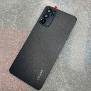 鲸逐适用于OPPOReno6全新厂后盖玻璃Reno6Pro 手机电池后壳Reno6