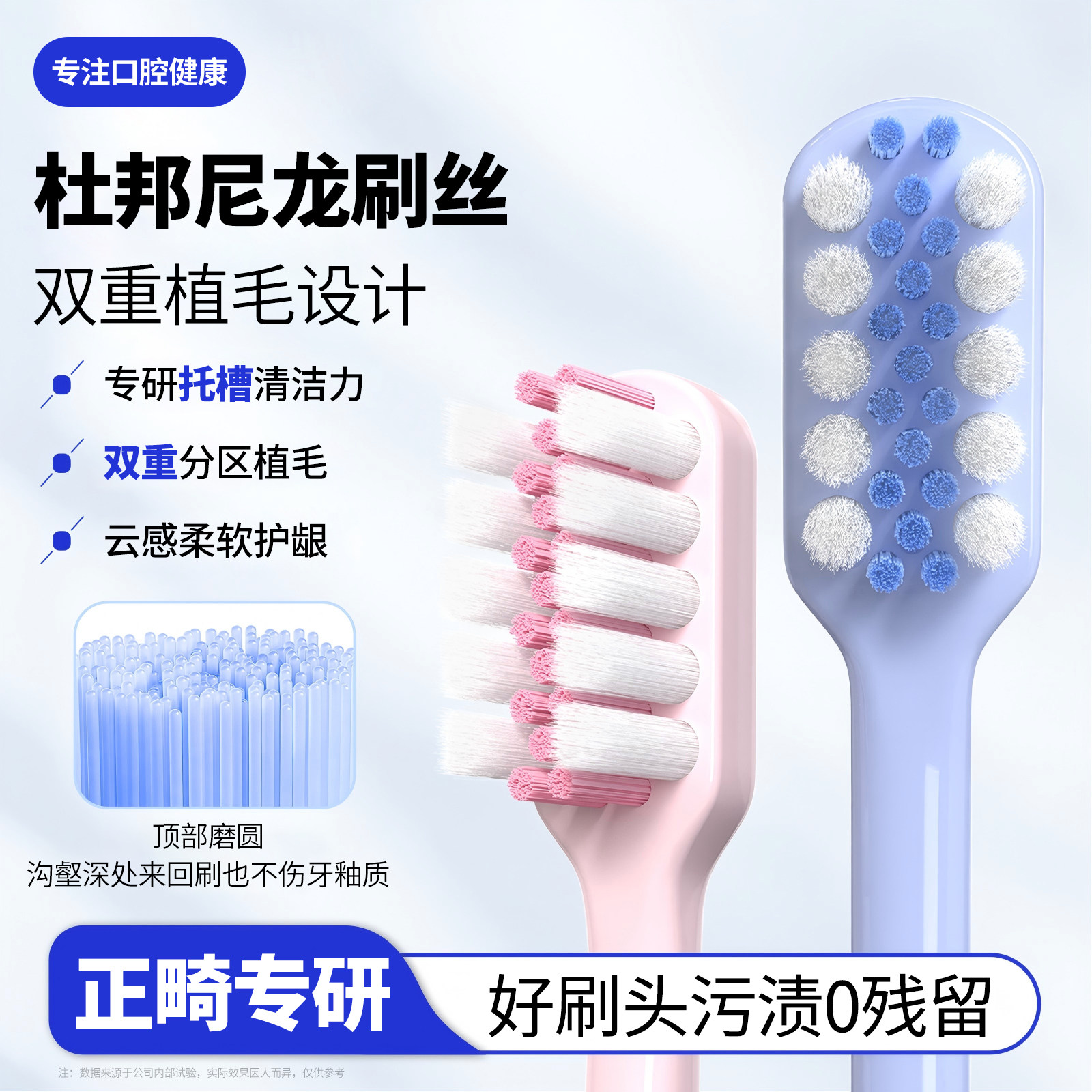 W型正畸牙刷矫正牙齿专用牙套软毛小头牙缝刷成人青少年旗舰正品