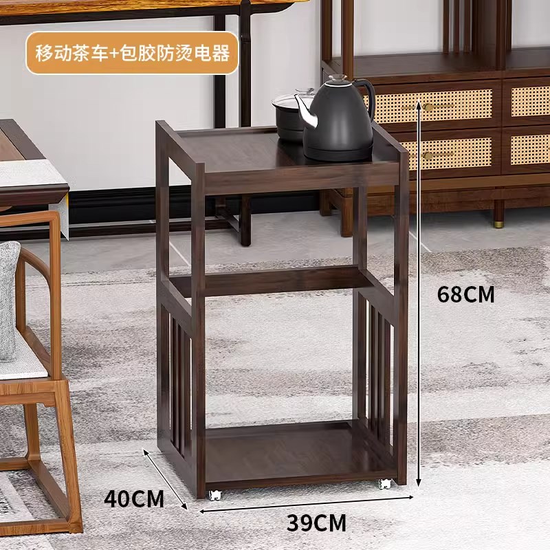 茶车小型功夫茶具套装泡茶几简约小茶桌茶水柜家用移动茶台烧水