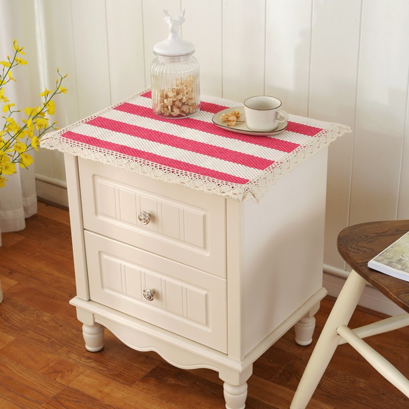 简约防尘罩电视机罩冰箱洗衣机床头柜盖布多用巾盖巾小桌布小方巾