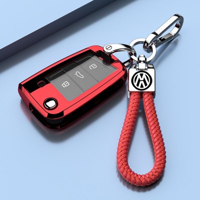 24新款大众探岳专用钥匙套汽车GTE扣包330豪华男女士高能折叠外壳