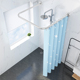 化妆室免打孔套装 u型浴室防水浴帘弧形杆l型隔断淋浴房洗浴拉帘子